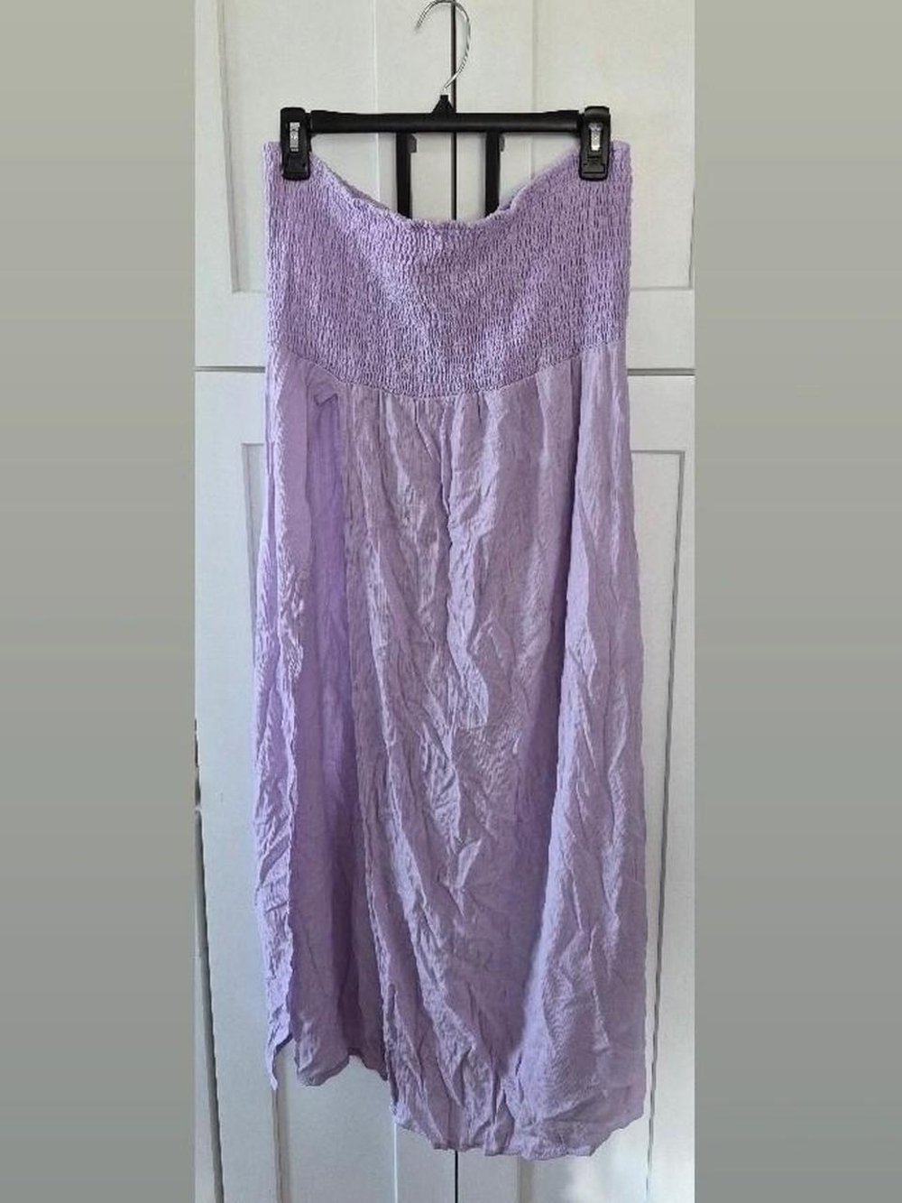 wild fable Lavender Smocked Swim Coverup